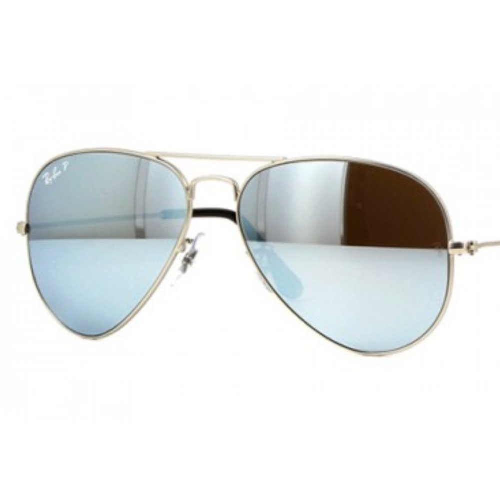 RAY-BAN - POLARIZED - BLUE MIRRORED - AVIATORS